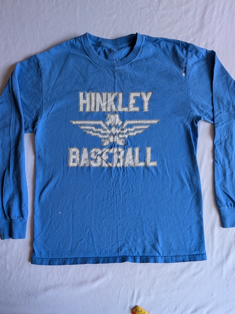 Hinkley Baseball Long Sleeve Tee - Blue